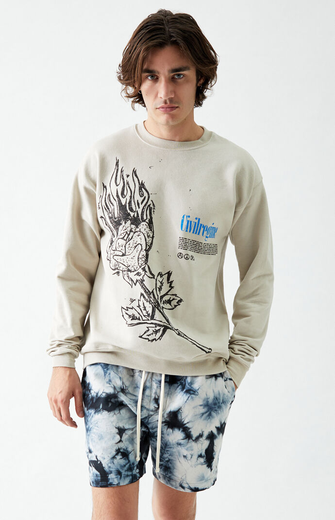 Still Blooming Crew Neck Sweatshirt