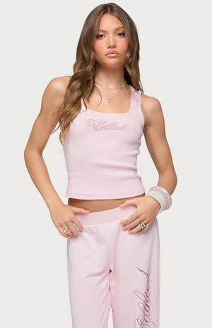 Studio Rhinestone Tank Top image number 1