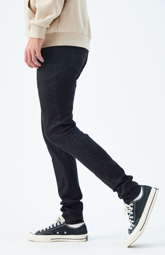 Black Stacked Skinny Jeans