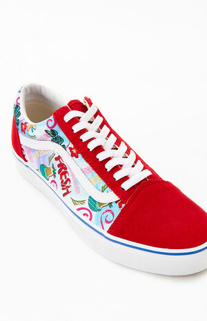 Red UA Old Skool Shoes image number 6