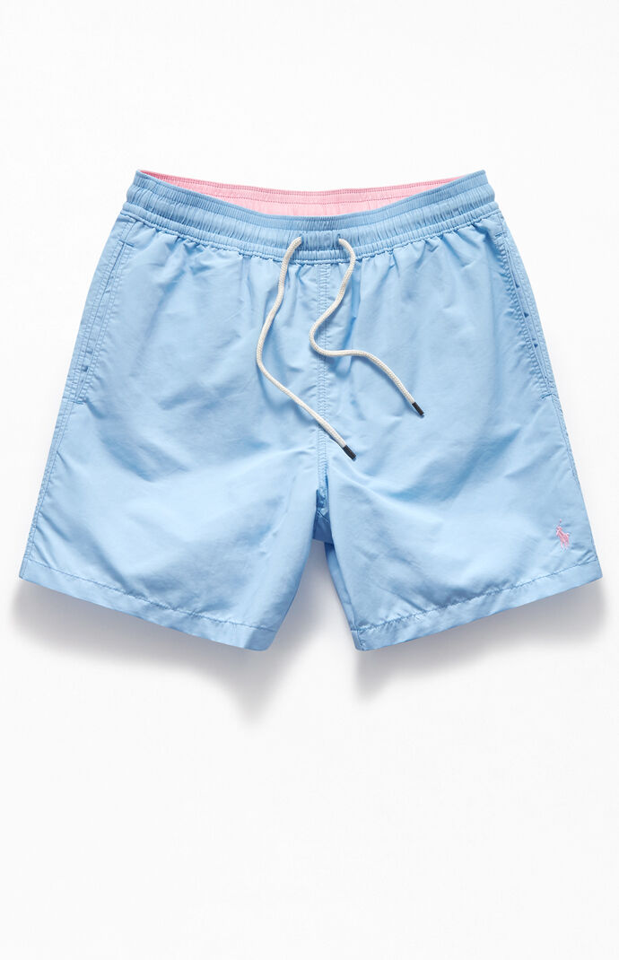 blue polo swim trunks