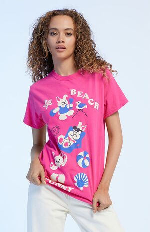 Beach Bunny Pink T-Shirt image number 1