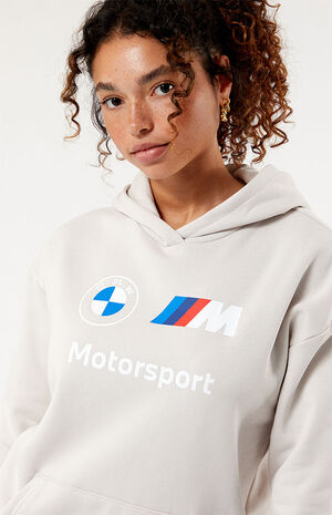 Eco Light Gray BMW Essential Hoodie image number 2