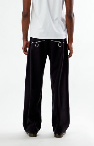 Zigzag Stitch Baggy Trousers image number 5