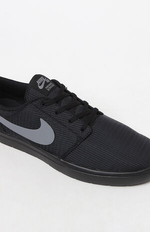 dans foder Bløde fødder Nike SB Black & Grey Portmore II Ultralight Shoes | PacSun | PacSun