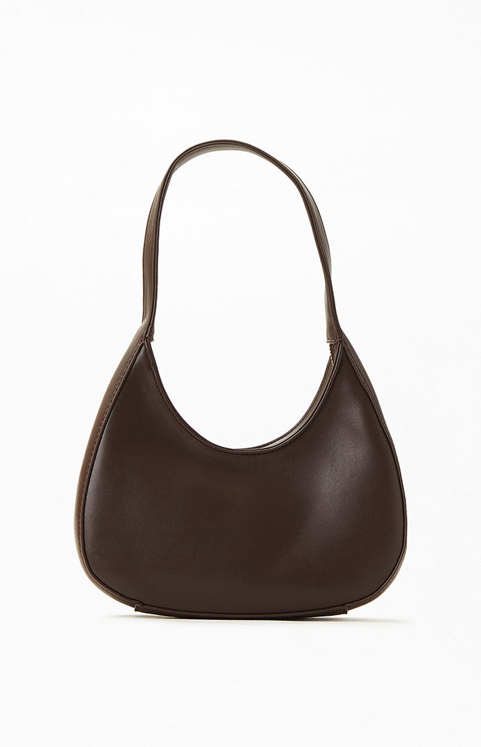 John Galt Brown Faux Leather Purse PacSun