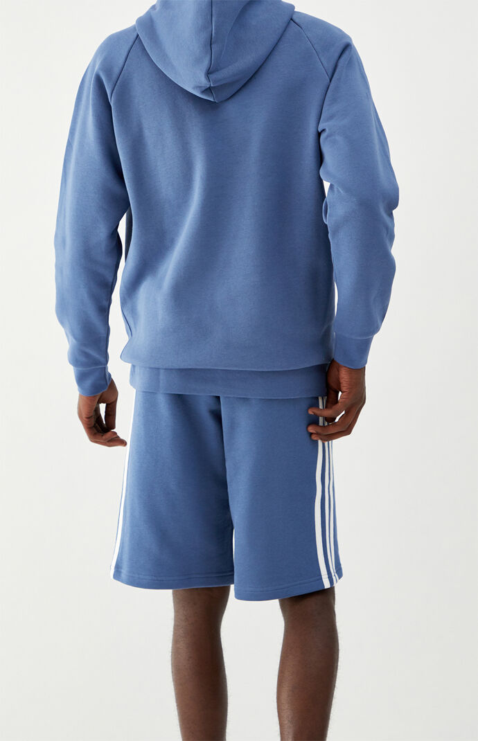 Blue 3-Stripes Sweat Shorts