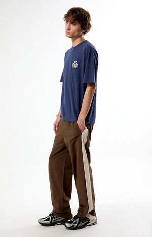 Brown Brodie Baggy Track Pants image number 3