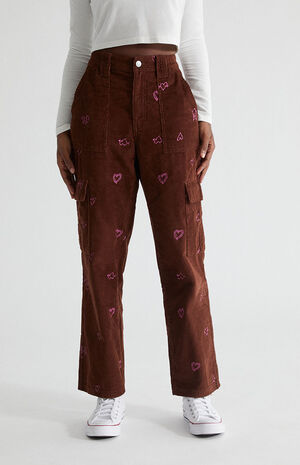 Heartbreaker Corduroy Cargo Elastic Waist Pants image number 3