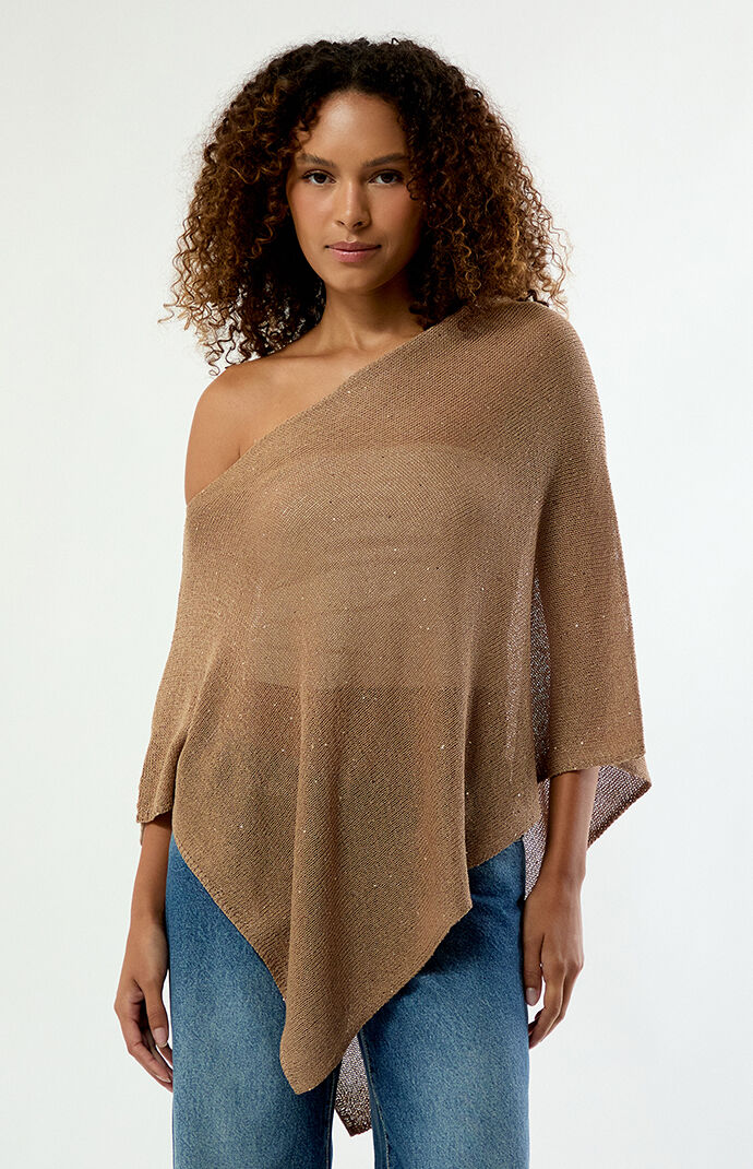 KRISTIN KONEFAL x Pac Artist Network Sequin Poncho