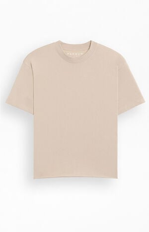 Tan Premium Cropped T-Shirt image number 1