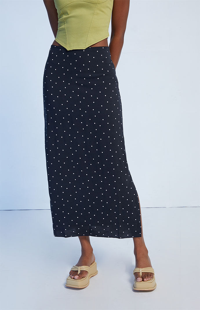 【Loulou seoul】Heart Dot Midi Skirt ★ スカート LA Hearts Floral Midi Skirt | PacSun