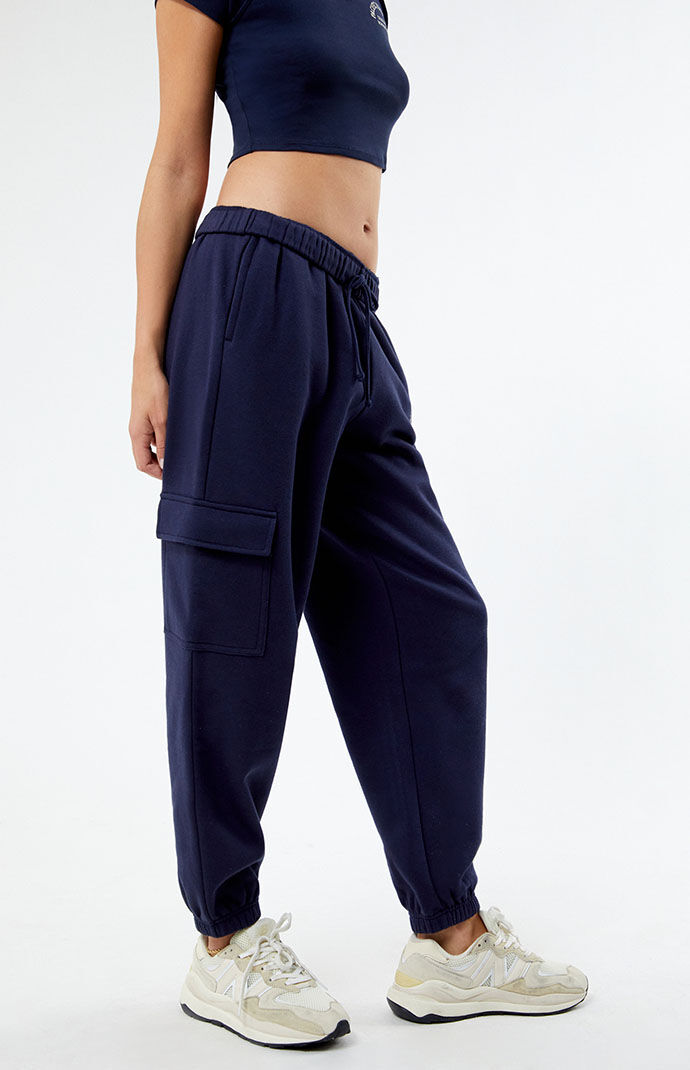 Navy blue cargo best sale sweatpants