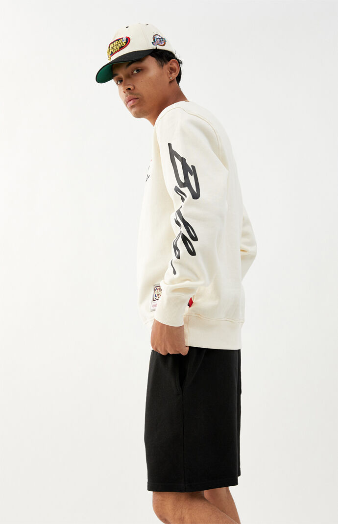 Bulls Flames Crew Neck Sweatshirt