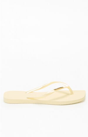 Women's Slim Square Metallic Sandals image number 1