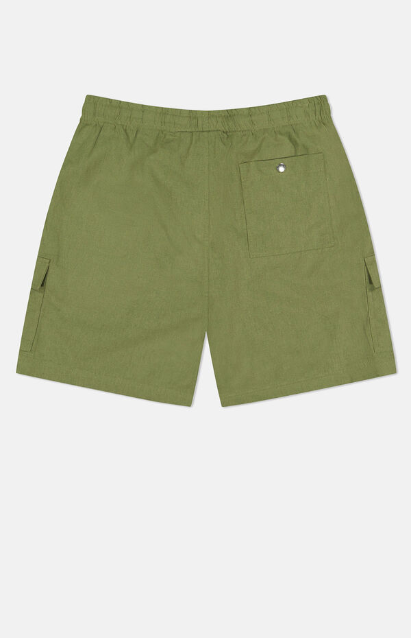 WeSC America Inc Olive Linen Utility Cargo Shorts