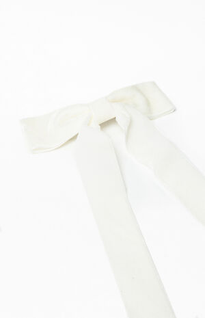 Velvet Bow Barrette image number 2