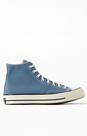 Washed Navy Chuck 70 High Top Shoes image number 2