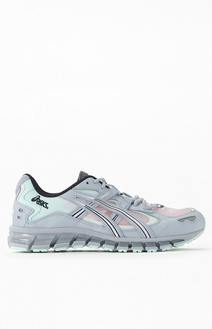 Gray & Mint Gel Kayano 5 360 Shoes