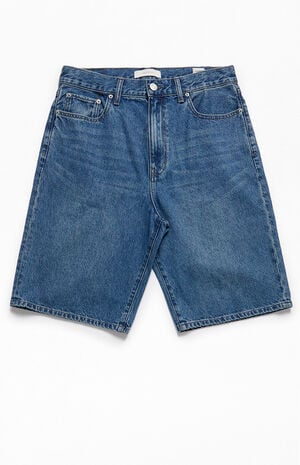 Dark Indigo Extreme Baggy Denim Shorts