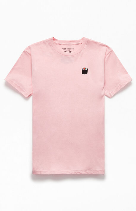 Sushi Roll Embroidery T-Shirt