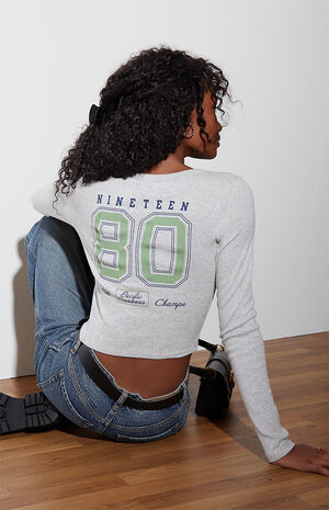 Pacific Sunwear Athletics Long Sleeve Baby T-Shirt image number 2