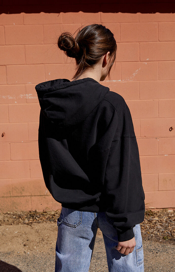 【J's】JSF x Manhattan Records Hoodie L Vintage Y2K Marilyn Monroe Zip Up Hoodie Black Menss Size XL