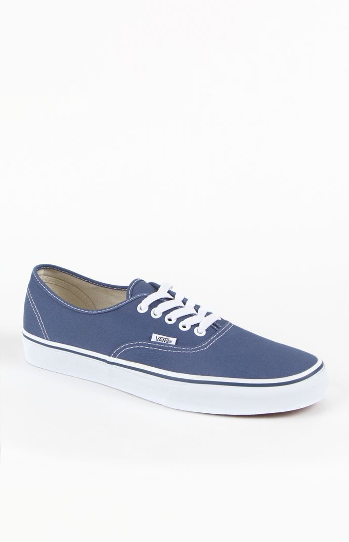 navy authentic vans