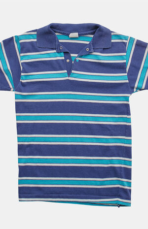 80s Striped Polo Baby Top image number 2
