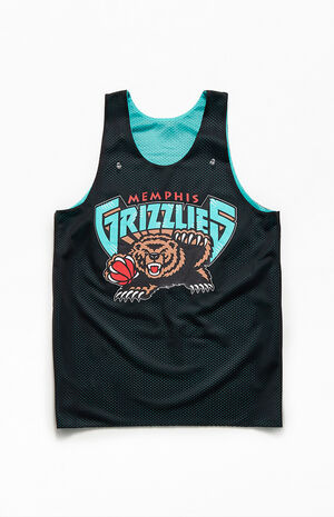 Memphis Grizzlies Reversible Tank - Teal/Black - Throwback