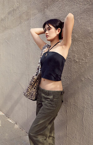 Black Halter Top image number 4