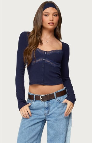 Kathi Lacey Long Sleeve Top image number 1