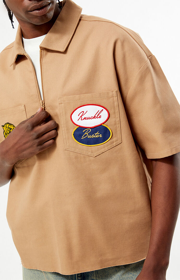 Pacsun Monte Carlo Quarter Zip Shirt