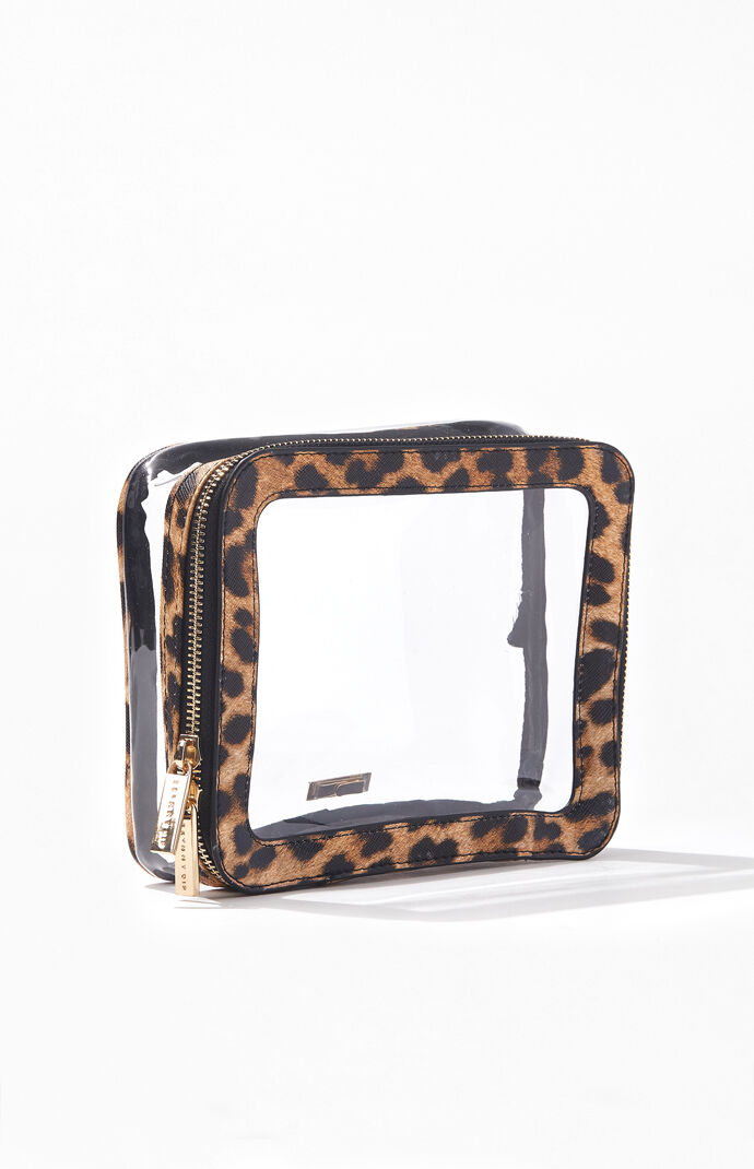skinnydip leopard print bag