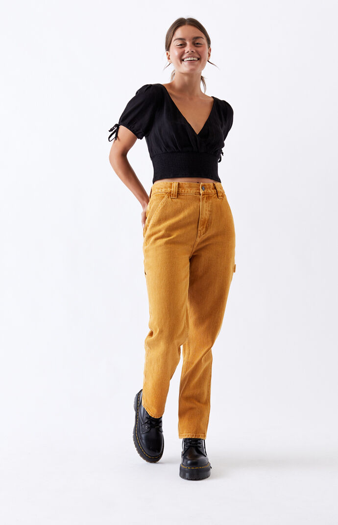 Smocked Surplice Top