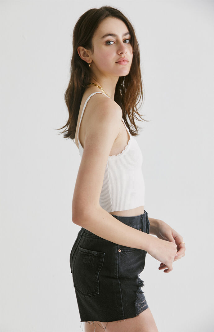 Venice Lace Trim Cami Top