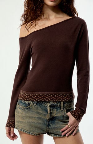 Clarity Off-The-Shoulder Sweater image number 5