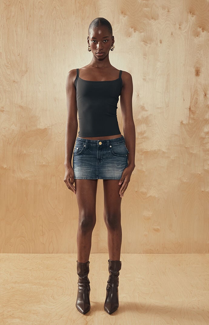 THE ROSE BY SAMI MIRO The Mariel Jean Mini Skirt | Pacsun