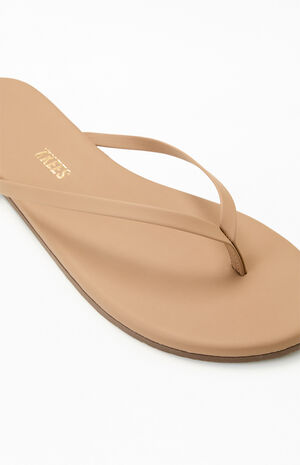 Women's Beige Foundations Matte Sandals image number 6