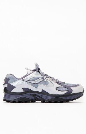 Gray Grid Aura X Shoes image number 1