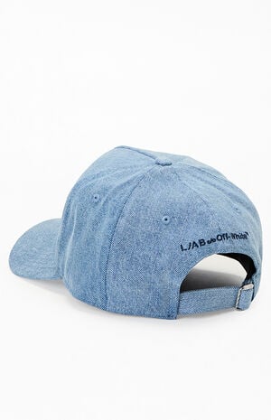 Pinch Front Denim Strapback Hat image number 3