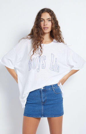 5 Pocket Denim Mini Skirt image number 1