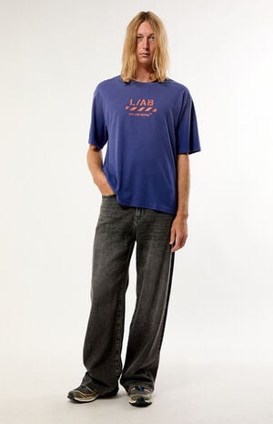 Diagonal Garment Wash T-Shirt image number 4