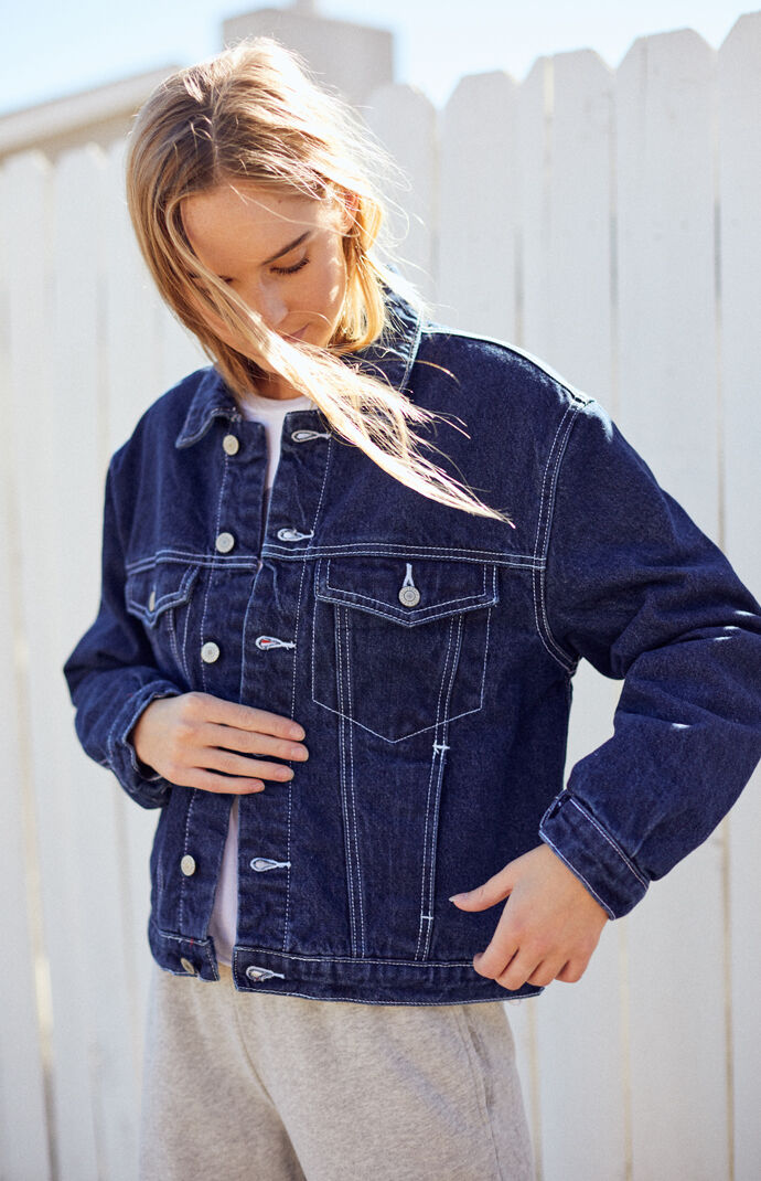 pacsun jean jacket womens