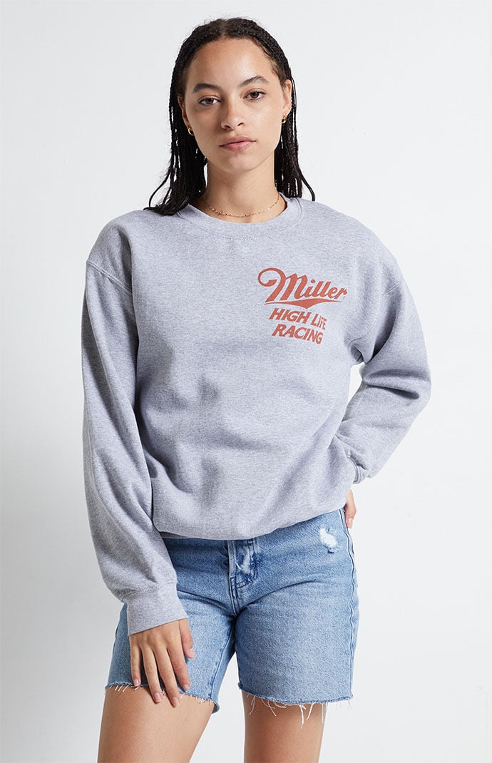Miller high life crewneck sweatshirt deals