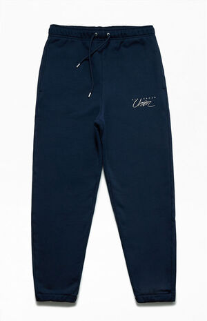 x Union Navy Fleece Sweatpants image number 1
