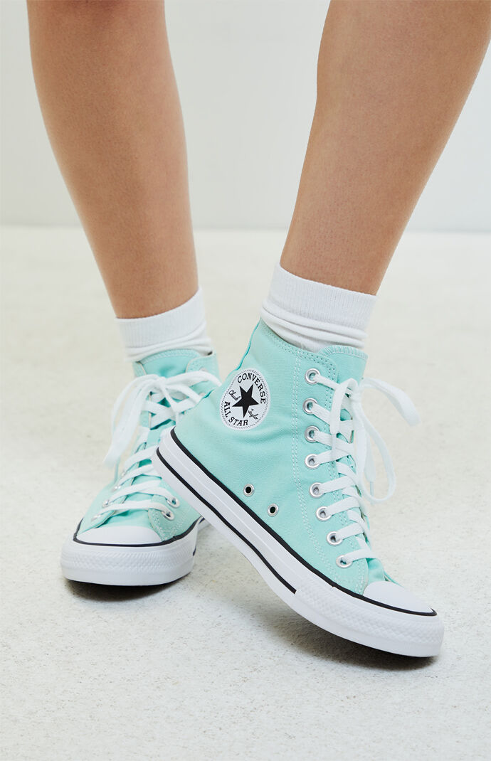 womens mint converse shoes