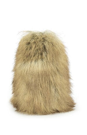 Jaeke Faux Foxfur Wedge Slippers image number 3