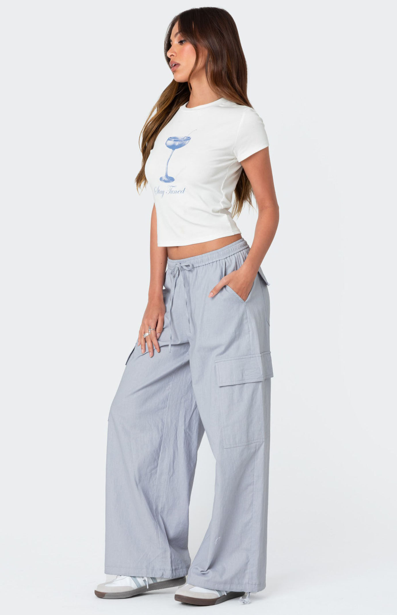 Edikted Phoenix Linen Look Cargo Pants | PacSun
