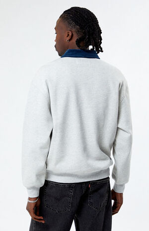 By PacSun Homefield Quarter Zip Sweatshirt image number 4